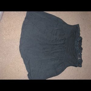 Green High Neck Shirt